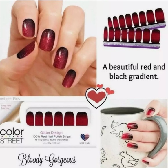 Color Street Other - 26. Color Street Nail Strips - Bloody Gorgeous!